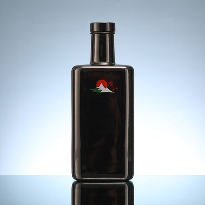 Бутылка Super Flint Glass 500ml для виски Mountain Vodka Gin Пустой дизайн и материал