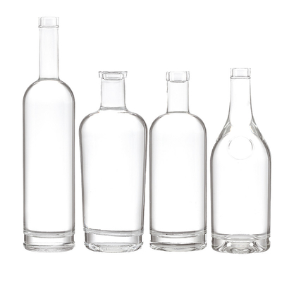 Super Flint Glass 700ml 750ml 200ml пустая стеклянная бутылка для ликера в индивидуальной форме