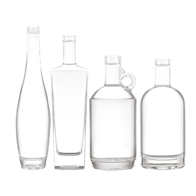 Super Flint Glass 700ml 750ml 200ml пустая стеклянная бутылка для ликера в индивидуальной форме