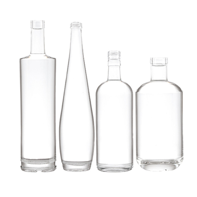 Super Flint Glass 700ml 750ml 200ml пустая стеклянная бутылка для ликера в индивидуальной форме