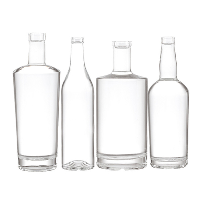 Super Flint Glass 700ml 750ml 200ml пустая стеклянная бутылка для ликера в индивидуальной форме