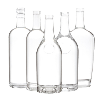 Super Flint Glass 700ml 750ml 200ml пустая стеклянная бутылка для ликера в индивидуальной форме