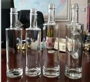 Супер-Флинтовое стекло 70cl 1литровая широковолосая стеклянная бутылка для спиртных напитков Прозрачный ликёр Пустой