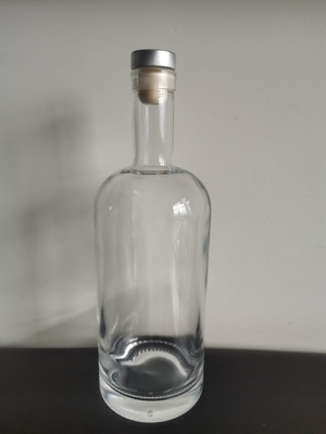 Супер-Флинтовое стекло 70cl 1литровая широковолосая стеклянная бутылка для спиртных напитков Прозрачный ликёр Пустой