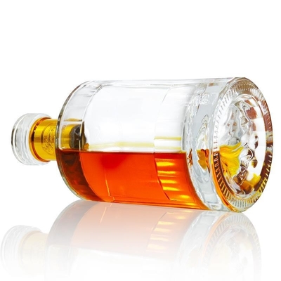 500ml 700ml 75cl Super Flint Whiskey Стеклянная бутылка с кристально белым материалом в CIF