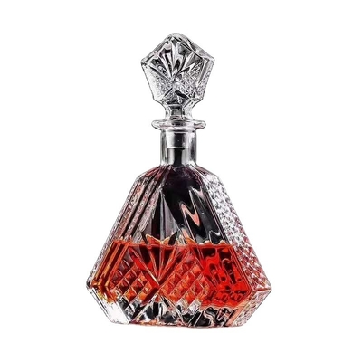 Продаю 750 мл Clear Spirit Glass Vodka Flask Пустые бутылки с гином в форме бриллианта
