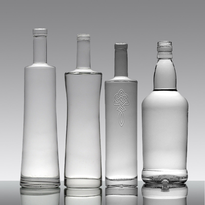 200мл 375мл 500мл 700мл 750мл 1000мл Super Flint Glass Whiskey Gin Flask for Liquor