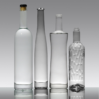 200мл 375мл 500мл 700мл 750мл 1000мл Super Flint Glass Whiskey Gin Flask for Liquor