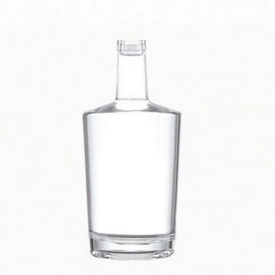 Бутылка Super Flint Glass 750ml для бренди рома водка в черной упаковке и материале