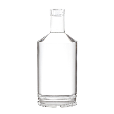 Бутылка Super Flint Glass 750ml для бренди рома водка в черной упаковке и материале