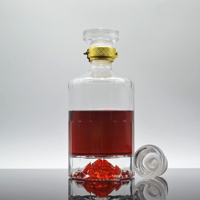 Приемлемые OEM/ODM 750 мл прозрачные стеклянные бутылки с винным материалом Super Flint Glass