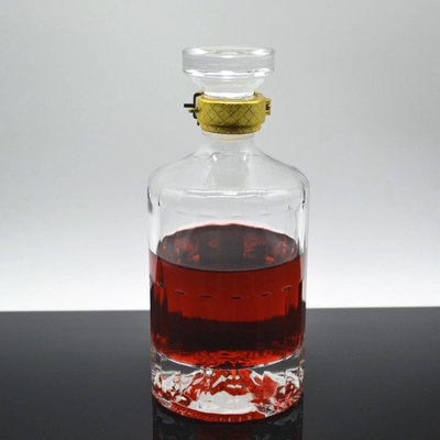 Приемлемые OEM/ODM 750 мл прозрачные стеклянные бутылки с винным материалом Super Flint Glass