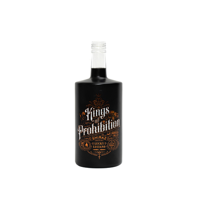 375ml/700ml/750ml Чистая черная краска Пустая стеклянная бутылка для льда Ликерный спирт Водка Ром Джин