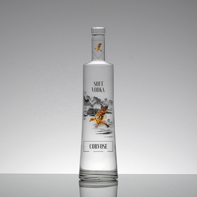 375 мл стеклянная бутылка для горячего штампования Icewine Rum Brandy Drinks and Cold Beverages