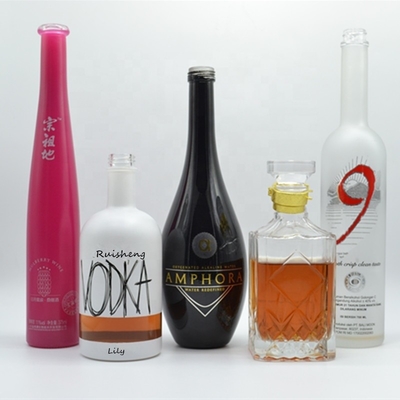 Специально выгравированные пустые винные спиртные напитки XO Super Flint Vodka Стеклянные бутылки для алкоголя