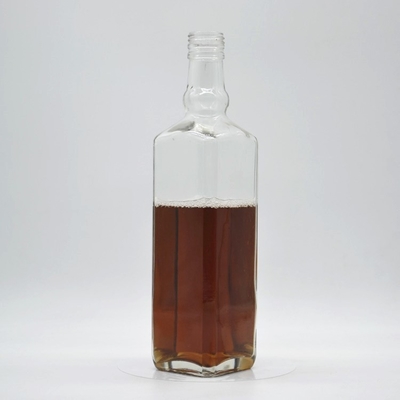 Логотип на заказ Super Flint Glass Пустой 750 мл 200 мл 375 мл Ликерный ром Коньяк Бутылка виски