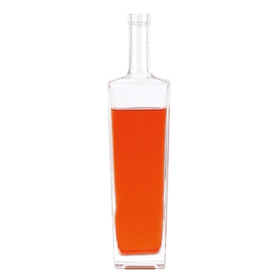 Стеклянная бутылка для джина, виски, водки, коньяка, ликера FOB