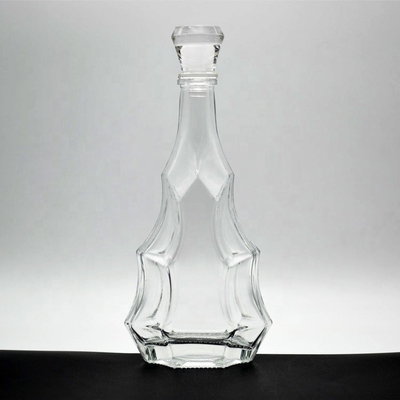 Super Flint Glass 1L бутылка для джина рома и виски спиртных напитков с водой бесплатное пробы
