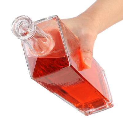 OEM Logo Decal На складе 1000ml 750ml 500ml бутылки с алкоголем Водка Стеклянная бутылка с пробкой