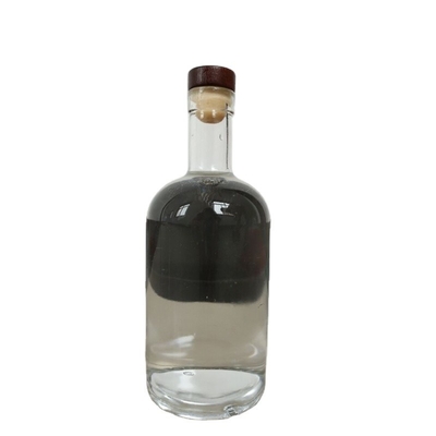 OEM Logo Decal На складе 1000ml 750ml 500ml бутылки с алкоголем Водка Стеклянная бутылка с пробкой