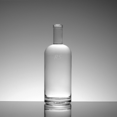 Декальная обработка поверхности Custom Giant 750ml 1000ml Пустой пивоварный джин ром декантер Алкоголь Ликер сливовый вино стеклянная бутылка