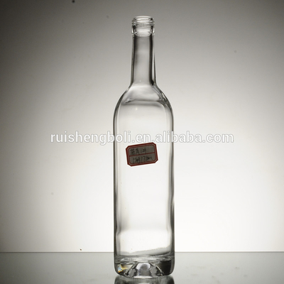 Декальная обработка поверхности Custom Giant 750ml 1000ml Пустой пивоварный джин ром декантер Алкоголь Ликер сливовый вино стеклянная бутылка