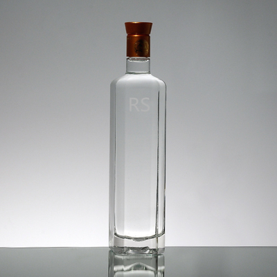 Декальная обработка поверхности Custom Giant 750ml 1000ml Пустой пивоварный джин ром декантер Алкоголь Ликер сливовый вино стеклянная бутылка