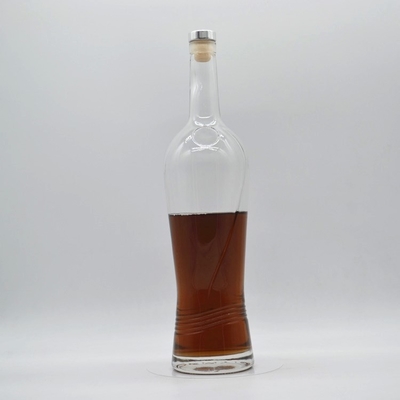 Супер-Флинт Glass 750ml 1000ml Пустой Джин Текила Виски Алкоголь Бутылка Дизайн для вина