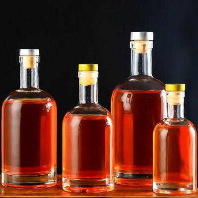 Настройки Clear Flint 500ml квадратные стеклянные бутылки для алкоголя