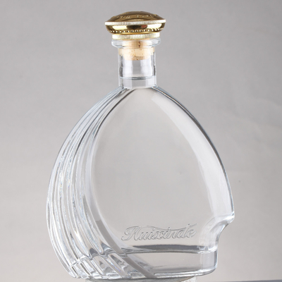 Производители стеклянных бутылок Super Flint Brandy с пробкой и сроком FOB