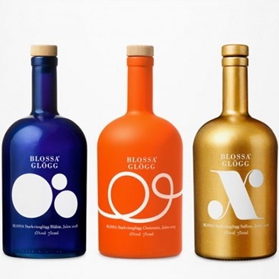 500 ml/750 ml пустая бутылка с мороженым дизайном для напитков