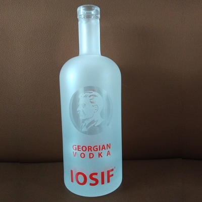 Кристально белая стеклянная бутылка XO/Brandy/Whisky/Vodka с подшипником на поверхности