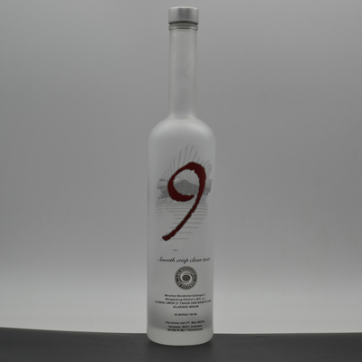 Кристально белая стеклянная бутылка XO/Brandy/Whisky/Vodka с подшипником на поверхности