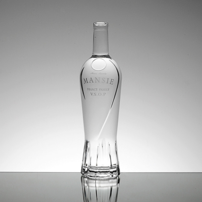 Super Flint Glass 375ml 500ml 700ml Бутылки для водки Джин Виски Ром Бренди оптом