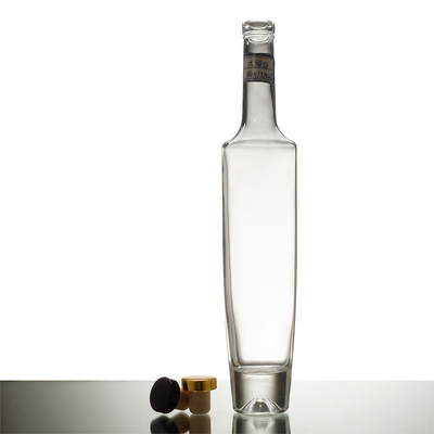 Декальная поверхность и пробковый уплотнитель типа 375Ml 500Ml 700Ml 750Ml 70Cl Стеклянные бутылки