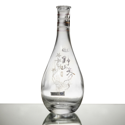 Декальная поверхность и пробковый уплотнитель типа 375Ml 500Ml 700Ml 750Ml 70Cl Стеклянные бутылки