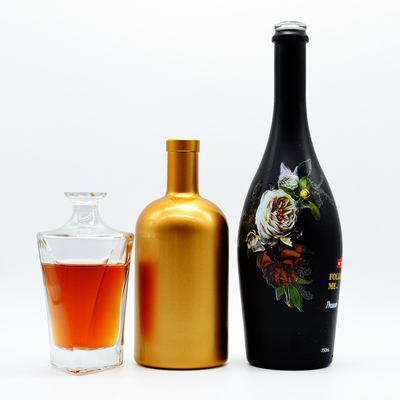 Декальная и поверхностная обработка Super Flint Glass Bottle 700ml 750ml 1000ml для спиртных напитков