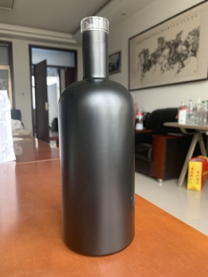 Логотип приемлемый Super Flint Glass 700ml 750ml бутылка с алкоголем для виски