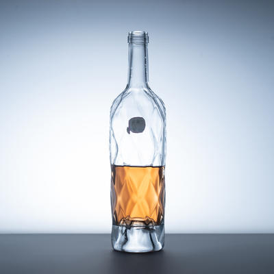250 мл Super Flint Glass Gun Shape Rum Brandy Стеклянная бутылка для алкогольных напитков