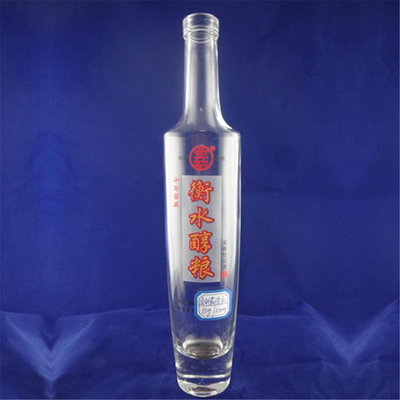 Бесплатный образец 500 ml 750 ml Стеклянная круглая бутылка с пробкой