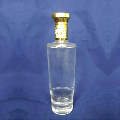 Бесплатный образец 500 ml 750 ml Стеклянная круглая бутылка с пробкой