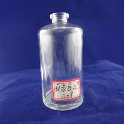 Бесплатный образец 500 ml 750 ml Стеклянная круглая бутылка с пробкой
