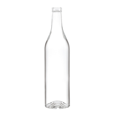 Запечатанная пробковая крышка Ruisheng 200ml 500ml 750ml 1000ml Прозрачная круглая стеклянная бутылка водки