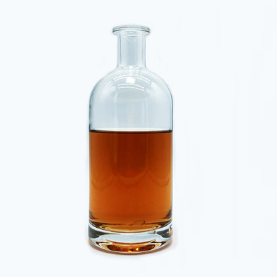 700 мл уникальной формы стеклянная бутылка для XO/Brandy Super Flint стеклянного материала и крышки Crown