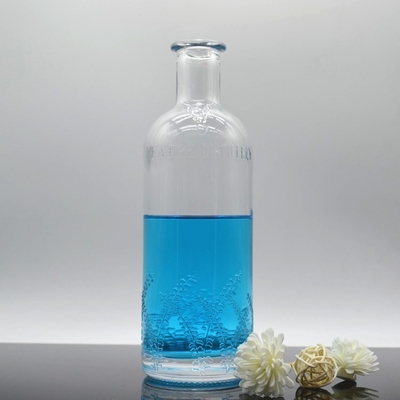 Бутылка 500 мл 750 мл Super Flint Glass White Spirits Liquor идеально подходит для водки Бренди ром