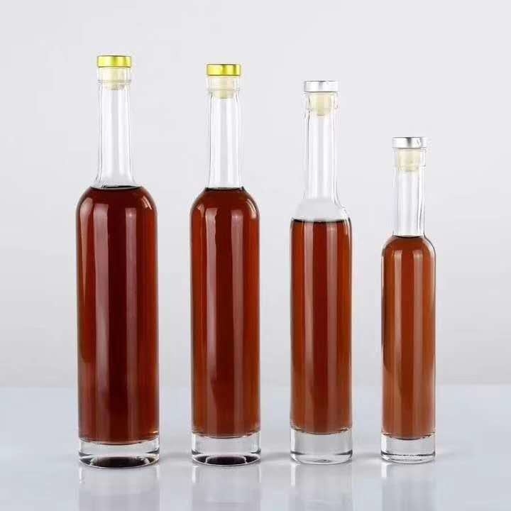 Конфигурация 500ml/700ml/750ml стеклянные бутылки для масла виски джин ликер водки упаковки