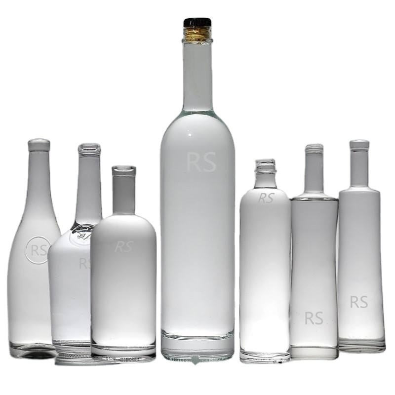 500 ml/750 ml пустая бутылка с мороженым дизайном для напитков