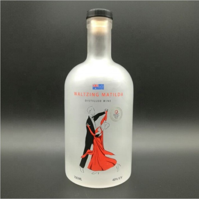 Кондитерская форма Super Flint 375ml 750ml 1000ml Стеклянные бутылки для соуса от бренди