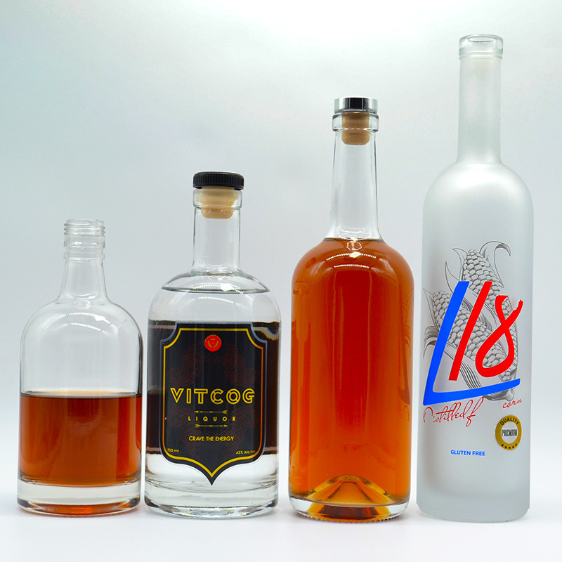 Декальная и поверхностная обработка Super Flint Glass Bottle 700ml 750ml 1000ml для спиртных напитков