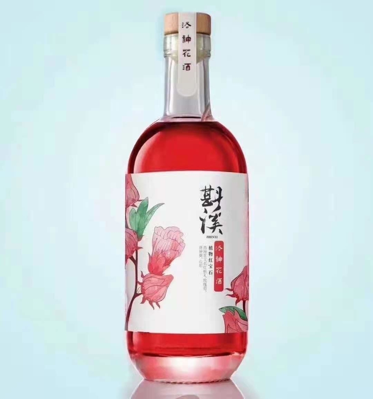 Стеклянные бутылки для алкоголя и ликера из пробки